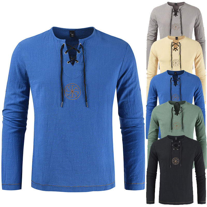 Herren tunikastil Hemd Aliams