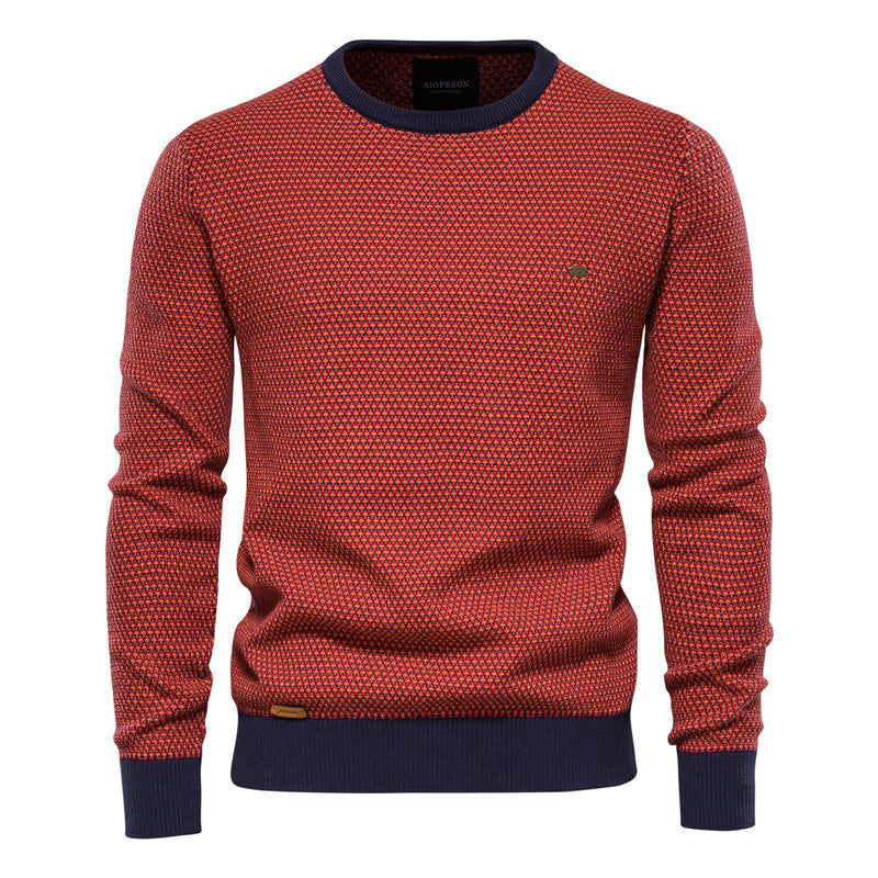 Herren Strickpullover im modernen Wabenmuster mit angenehmem Tragegefühl Aliams