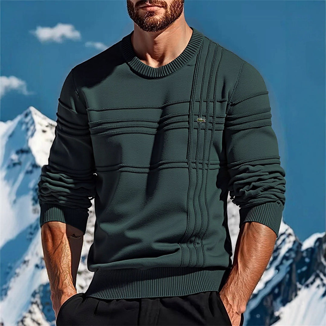 Herren stylischer Strickpullover mit einzigartigen Texturdetails Aliams