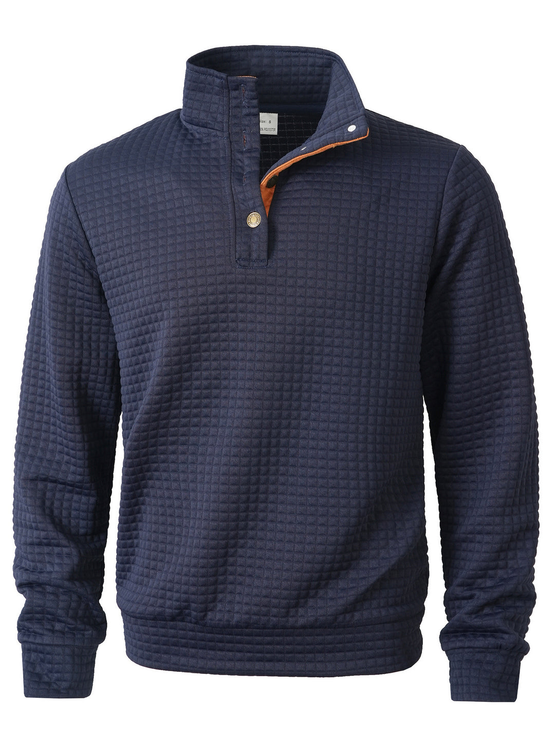 Herren stylischer Pullover mit modischem Stehkragen Aliams
