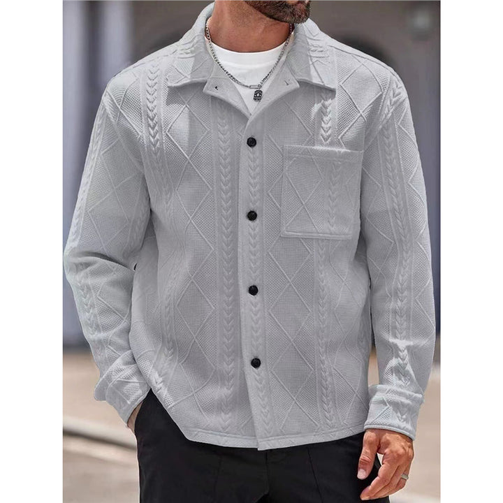 Herren strukturierte Freizeitjacke Aliams