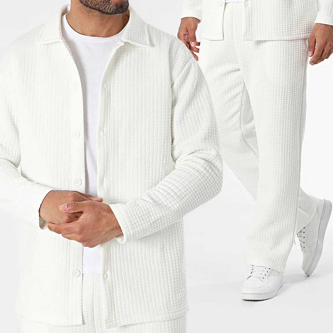 Herren strukturierte Jacke im modernen Design Aliams