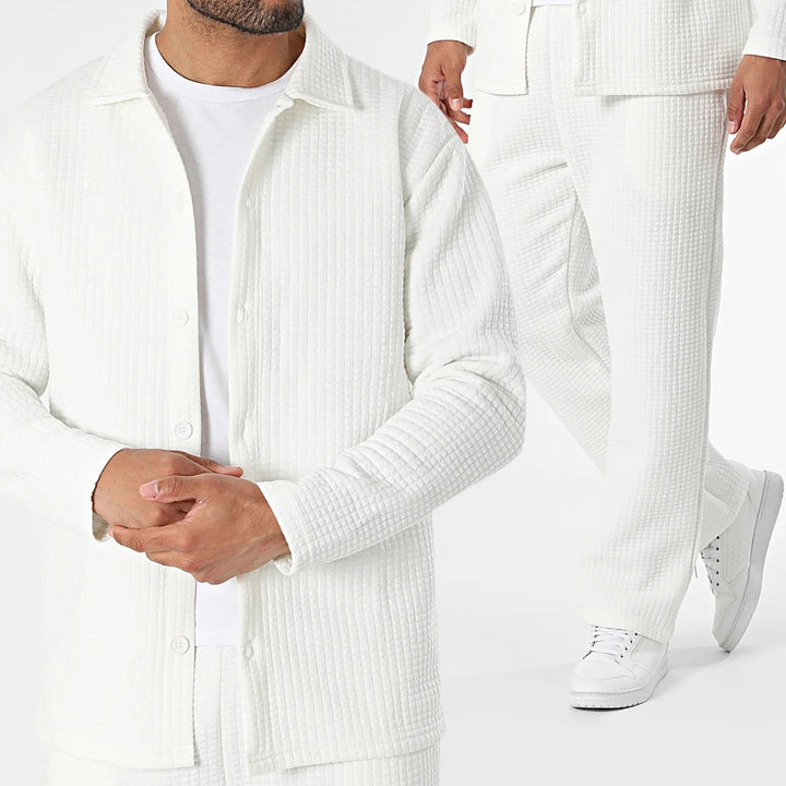Herren strukturierte Jacke im modernen Design Aliams