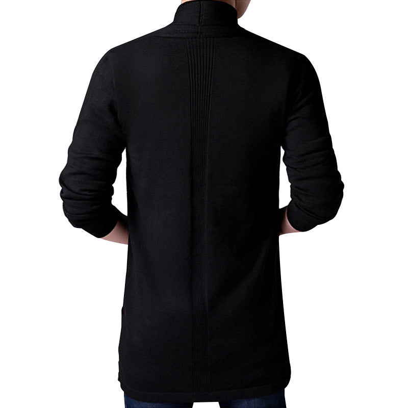 Herren Strickjacke mit offenem Schnitt und praktischem Taschen Aliams