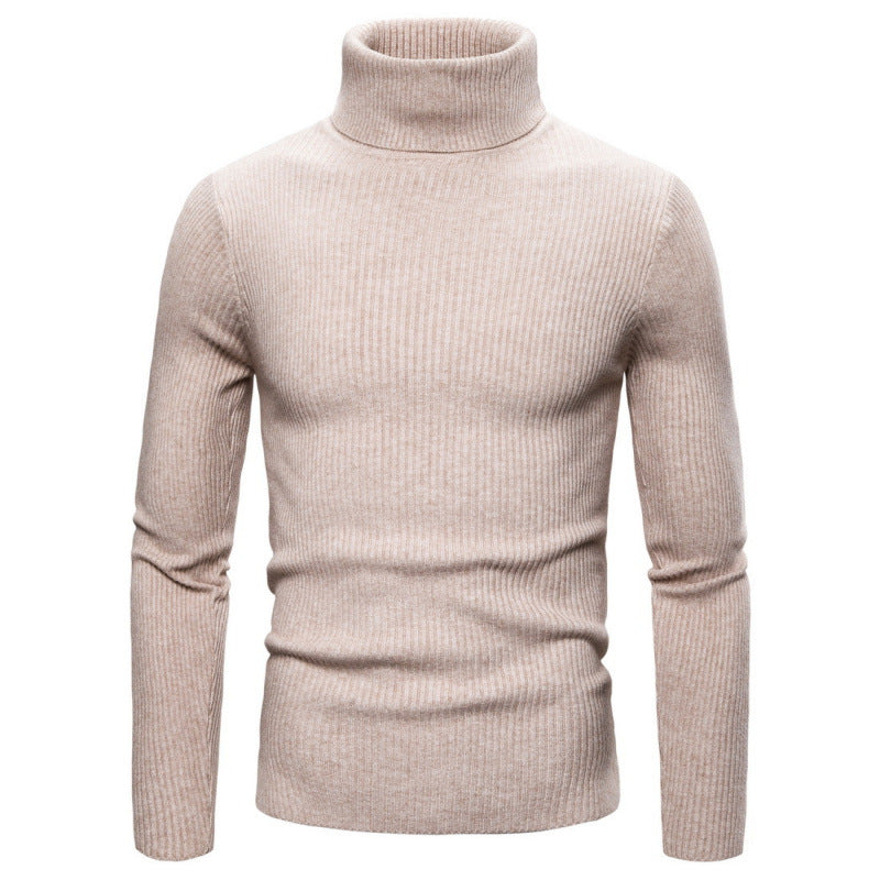 Herren Rollkragenpullover mit strukturiertem Rippdesign Aliams