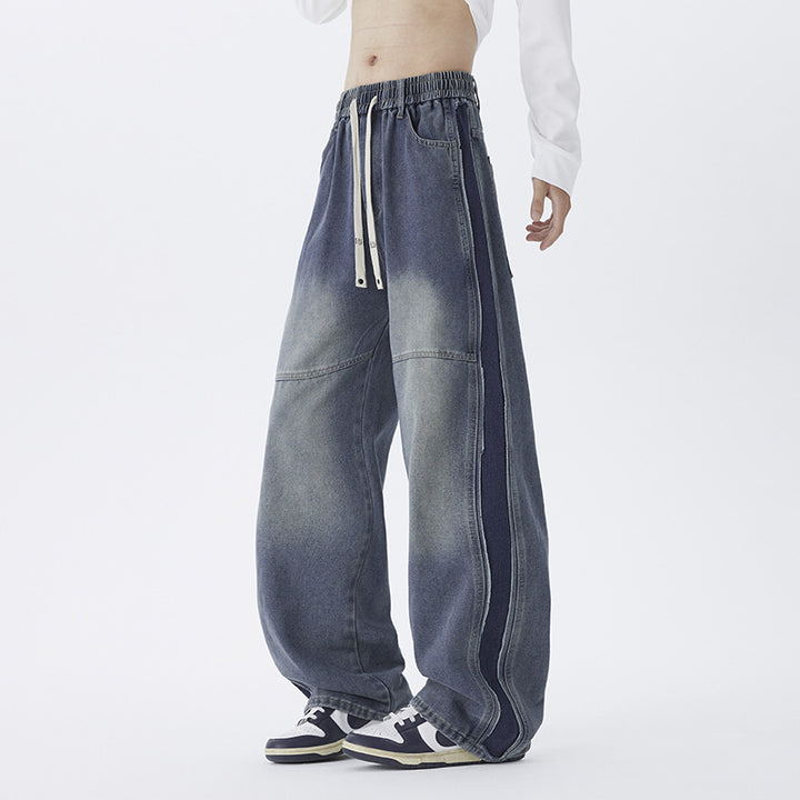 Herren Weit geschnittene Jeans mit innovativem Design Aliams