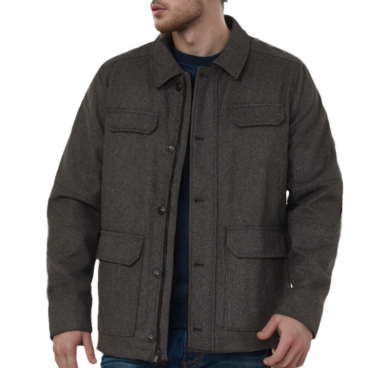 Herren trendige Wolljacke Aliams