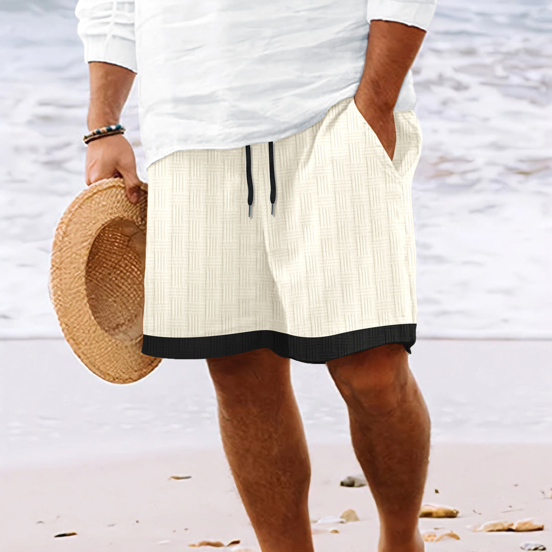 Herren strukturierte Strandshorts Aliams