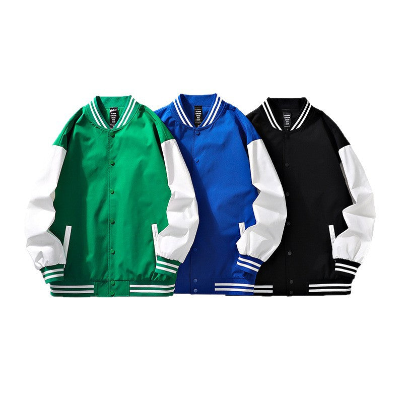 Herren sporty Bomberjacke mit Kontrastärmeln Aliams