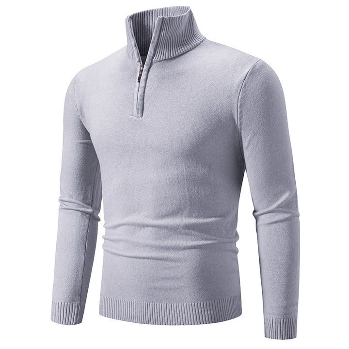 Herren Stehkragen Pullover Aliams