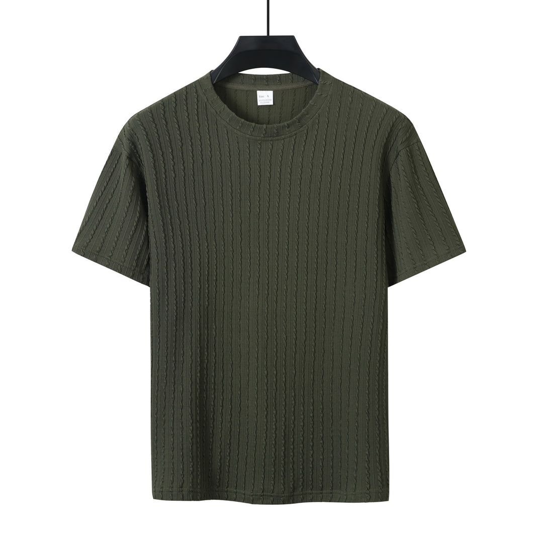 Herren T-Shirt mit strukturiertem Muster Aliams