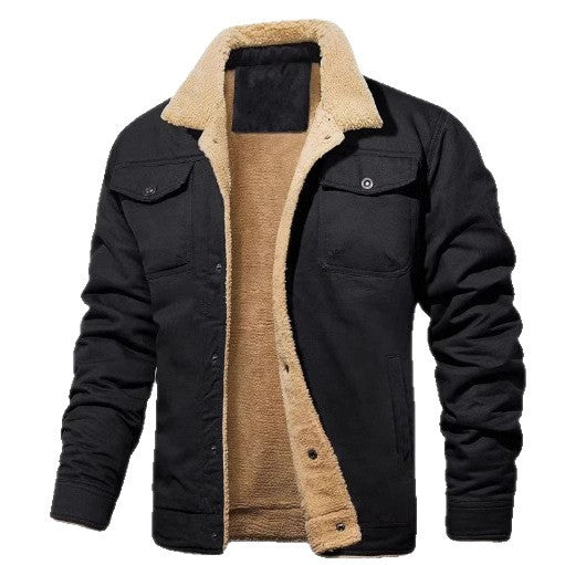 Herren winterfeste Jacke mit warmem Innenfutter Aliams