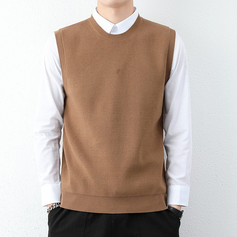 Herren Strickweste mit modernem Feinstrickmuster und bequemer Passform Aliams