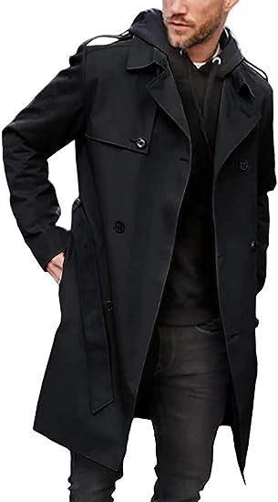 Herren Trenchcoat mit klassischem Stil Aliams