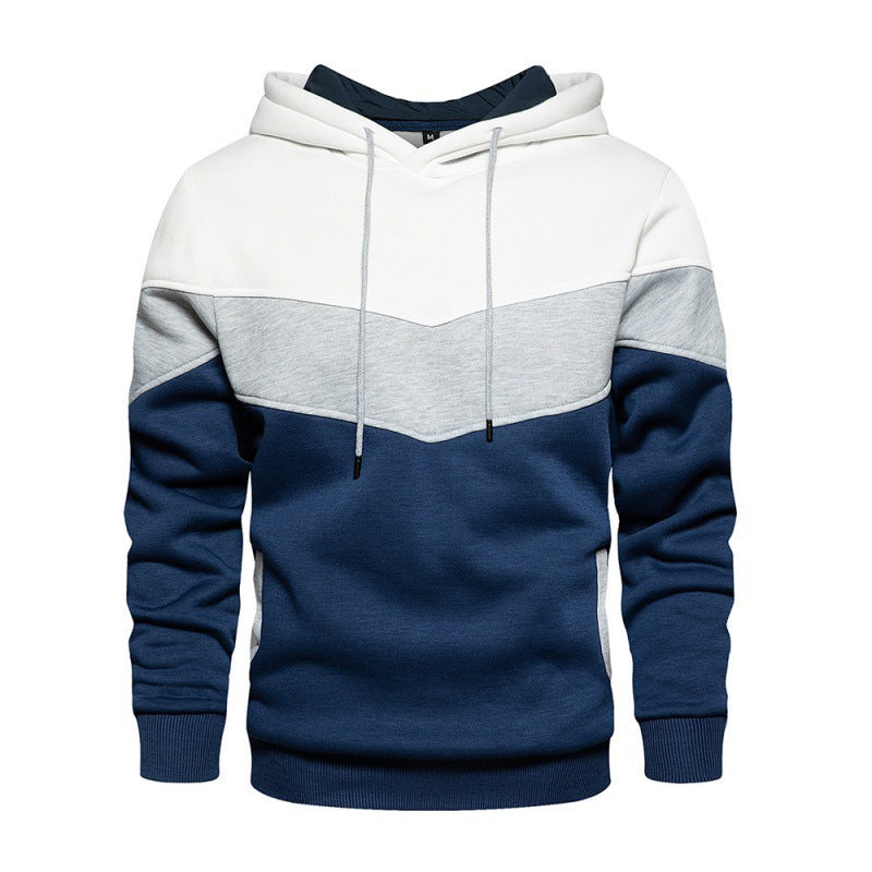 Herren Sportlicher Kapuzenpullover mit modernem Farbblockdesign und atmungsaktiven Eigenschaften Aliams