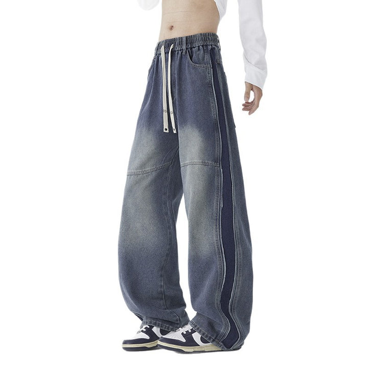 Herren Weit geschnittene Jeans mit innovativem Design Aliams