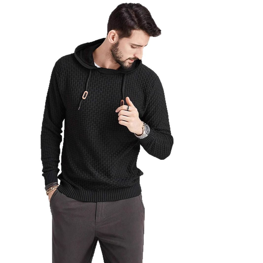 Herren stylischer Kapuzenpullover mit strukturiertem Design Aliams