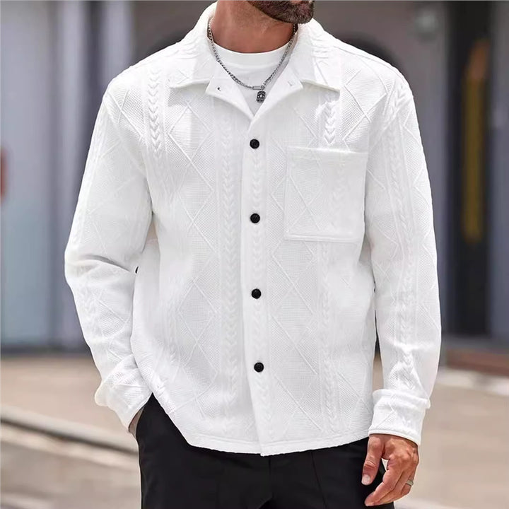 Herren strukturierte Freizeitjacke Aliams