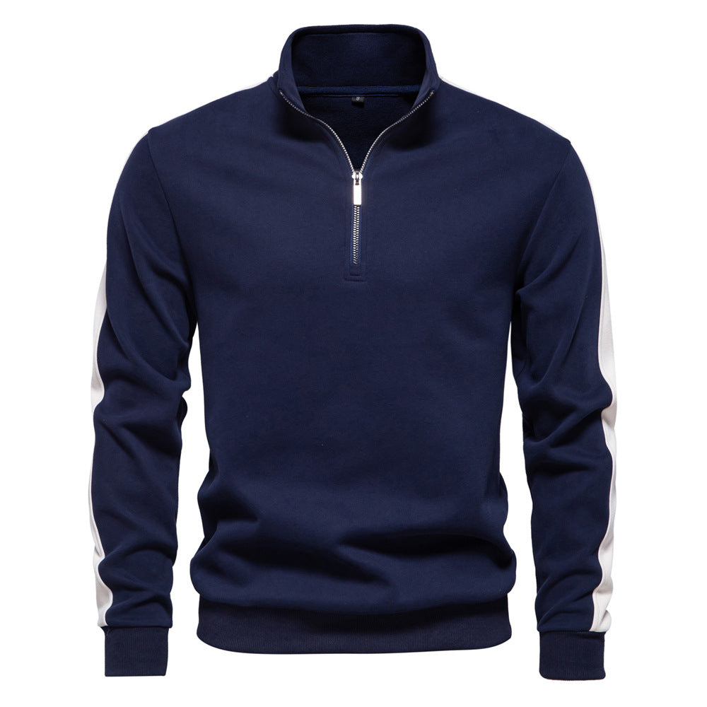 Herren Sportpullover mit Stehkragen Aliams