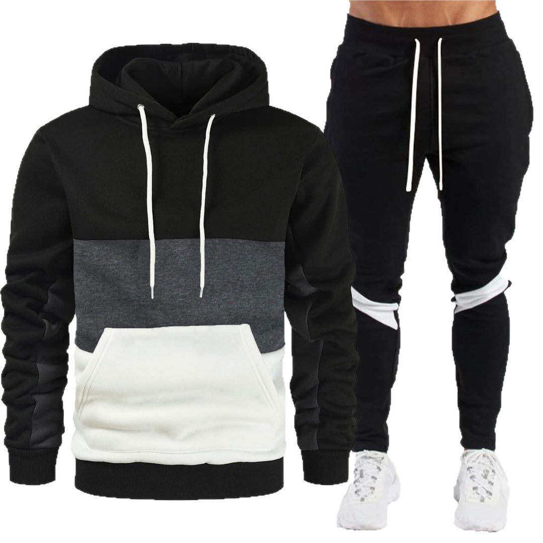 Herren sportlicher Hoodie und Jogginghose-Set Aliams