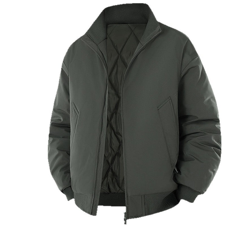 Herren Winterjacke mit warmem Innenfutter und praktischen Taschen Aliams