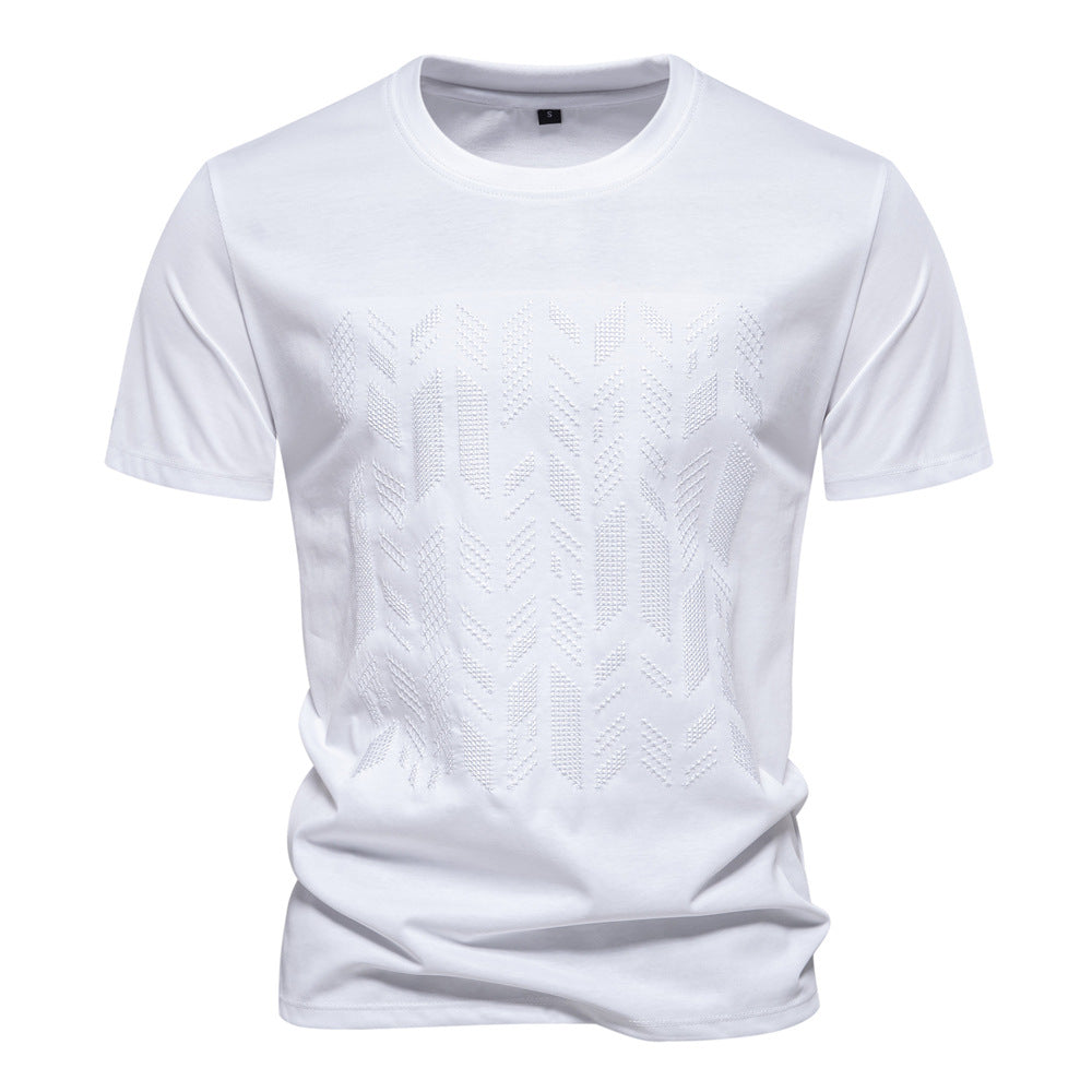 Herren T-Shirt mit innovativem Strukturdesign Aliams