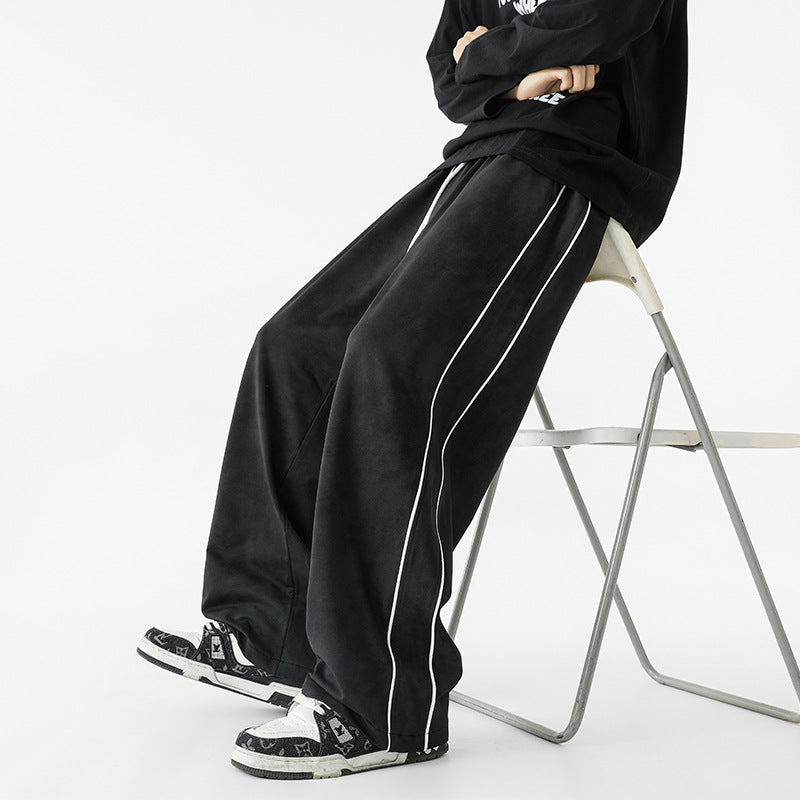 Unisex Lockere Sporthose mit elastischem Bund Aliams