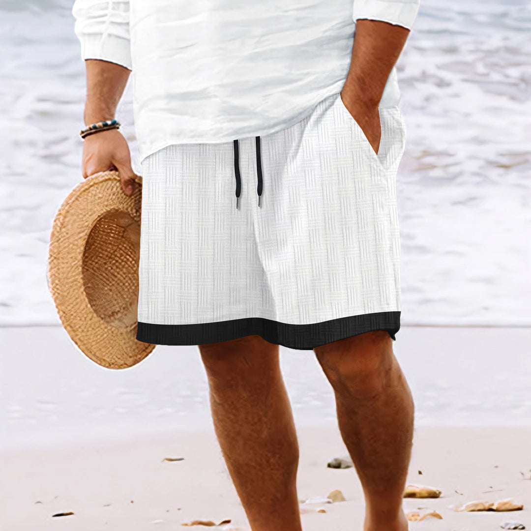 Herren strukturierte Strandshorts Aliams