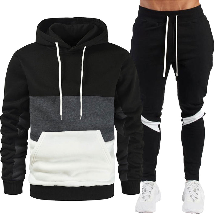 Herren sportlicher Hoodie und Jogginghose-Set Aliams
