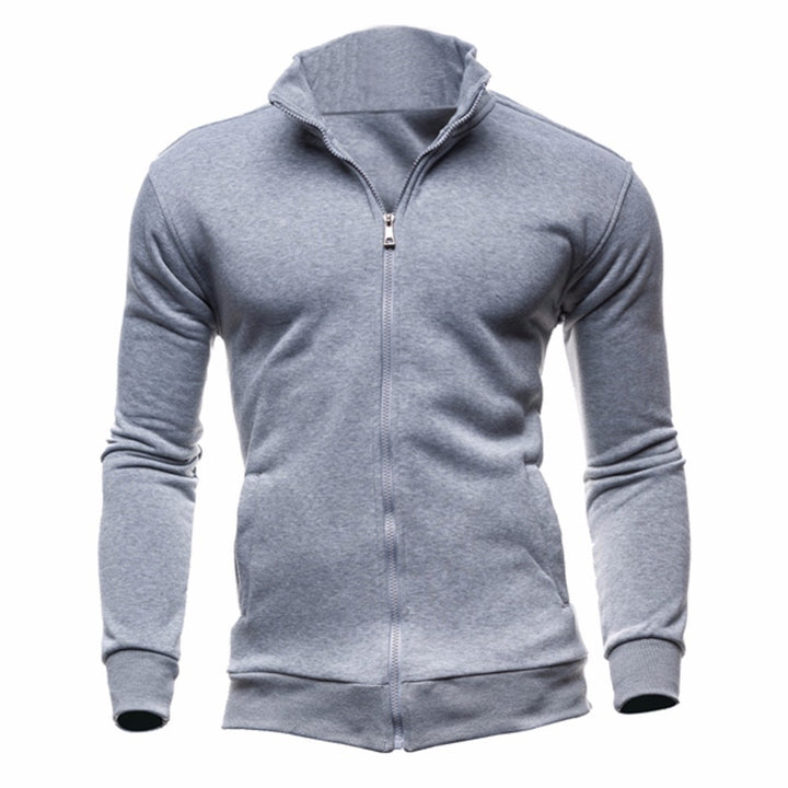 Herren sportlicher Stehkragenpullover Aliams