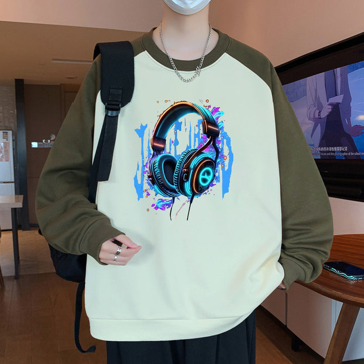 Unisex Sweatshirt mit grafischem Druck Aliams