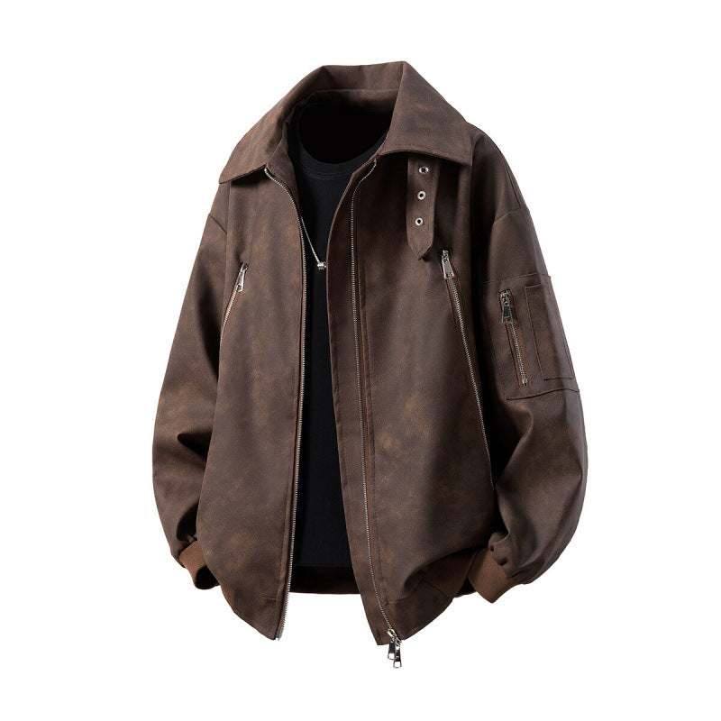 Herren Übergangsjacke mit innovativem Design und multifunktionalen Reißverschlusstaschen Aliams