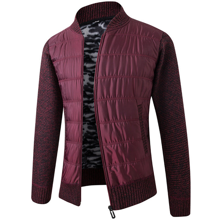Herren Übergangsjacke mit Stehkragen und strukturiertem Design Aliams