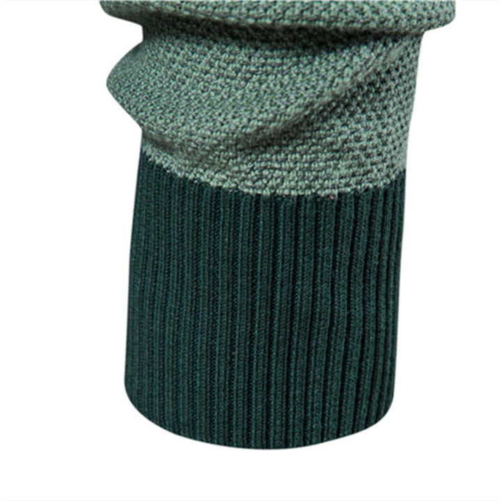 Herren Strickpullover mit modernem Farbblockdesign und feiner Struktur Aliams