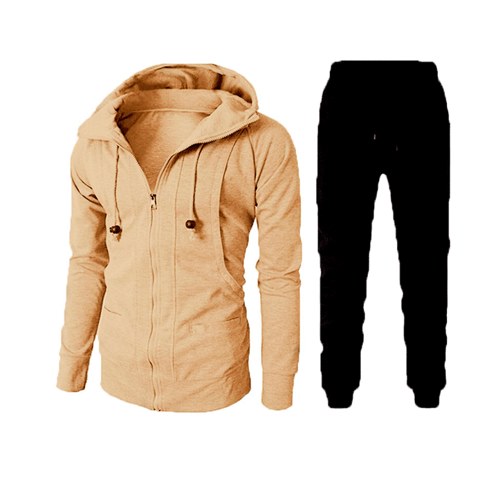 Herren Sportlicher Hoodie und Jogginghose Set mit hochwertigem Material und Funktionalität Aliams