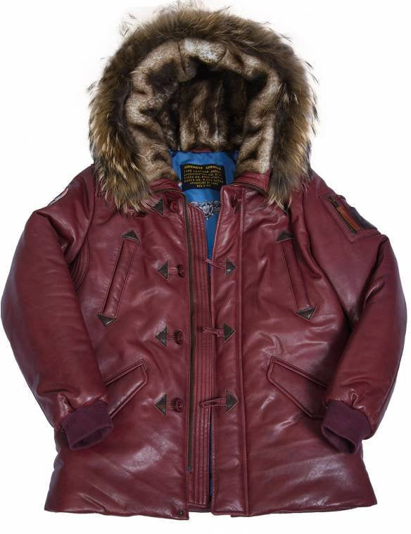 Herren Winterparka mit luxuriösem Kunstpelzkragen und wärmendem Futter Aliams