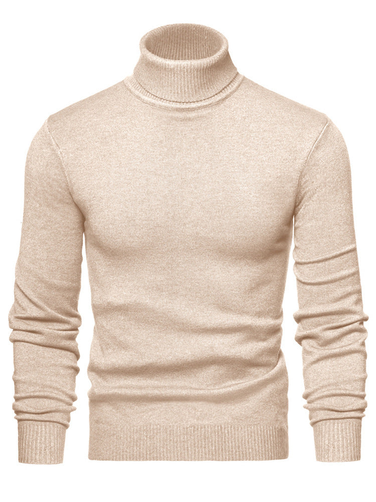 Herren Zeitloser Rollkragenpullover aus weicher Wolle Aliams