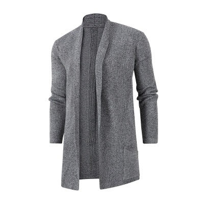 Herren Strickjacke mit offenem Schnitt und praktischen Taschen Aliams