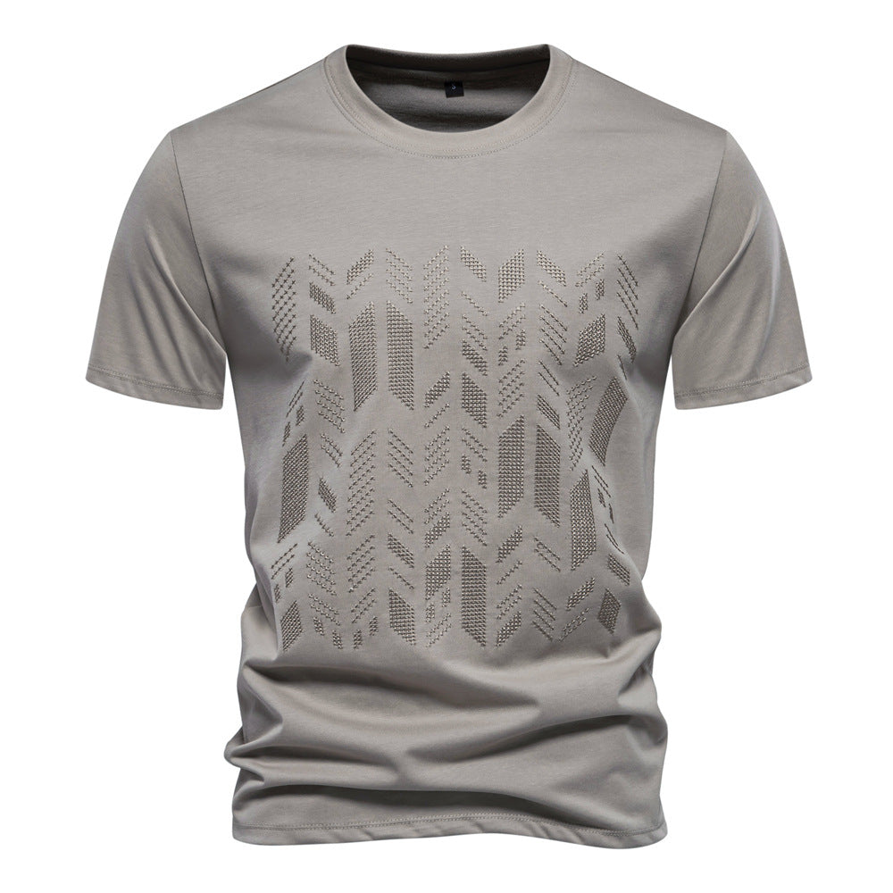 Herren T-Shirt mit innovativem Strukturdesign Aliams