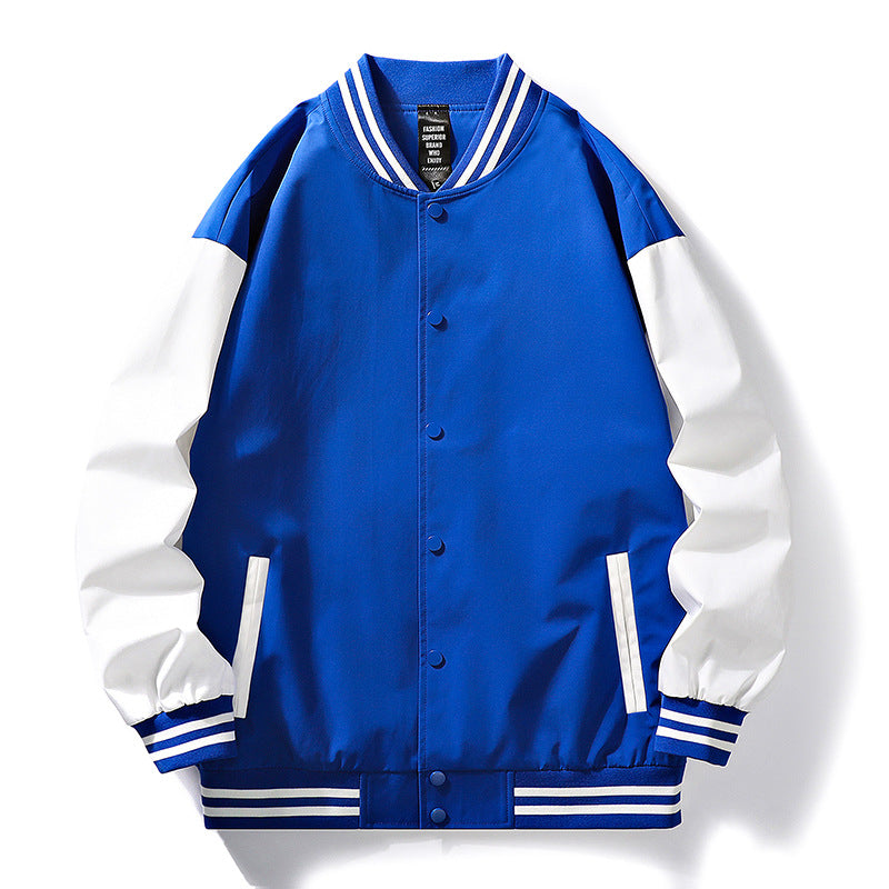 Herren sporty Bomberjacke mit Kontrastärmeln Aliams