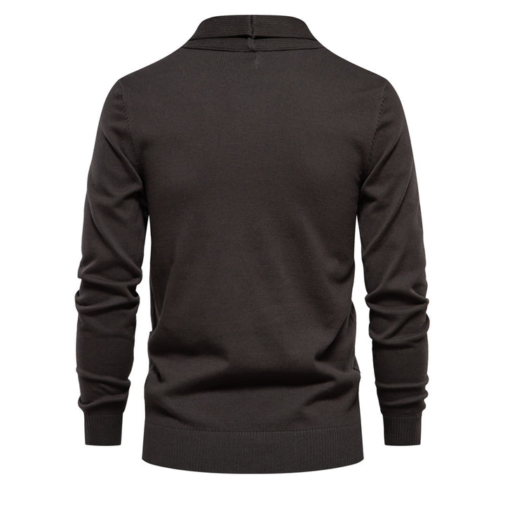 Herren Strickjacke mit offenem Schnitt und praktischen Taschen Aliams