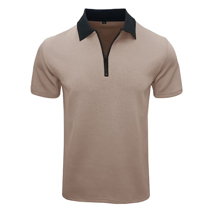 Herren Sportliches Kurzarm Poloshirt mit strukturiertem Kragen Aliams