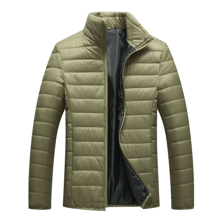 Herren Steppjacke mit hochgeschlossenem Kragen und wärmender Füllung Aliams