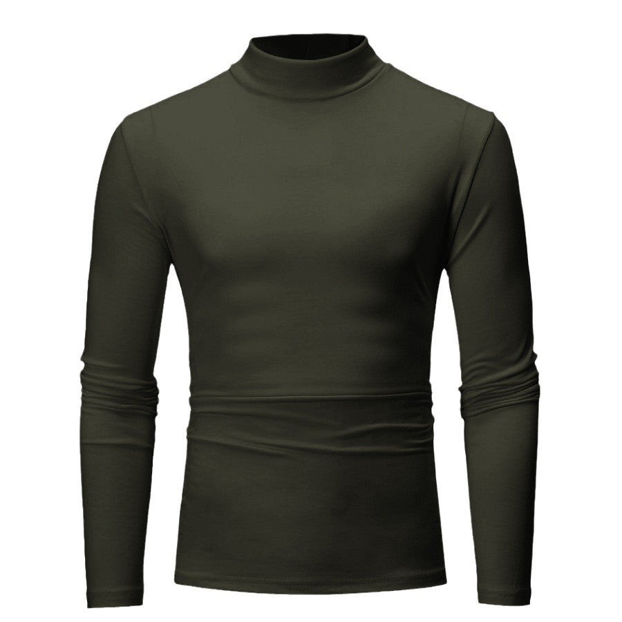 Herren turtleneck Langarmshirt Aliams