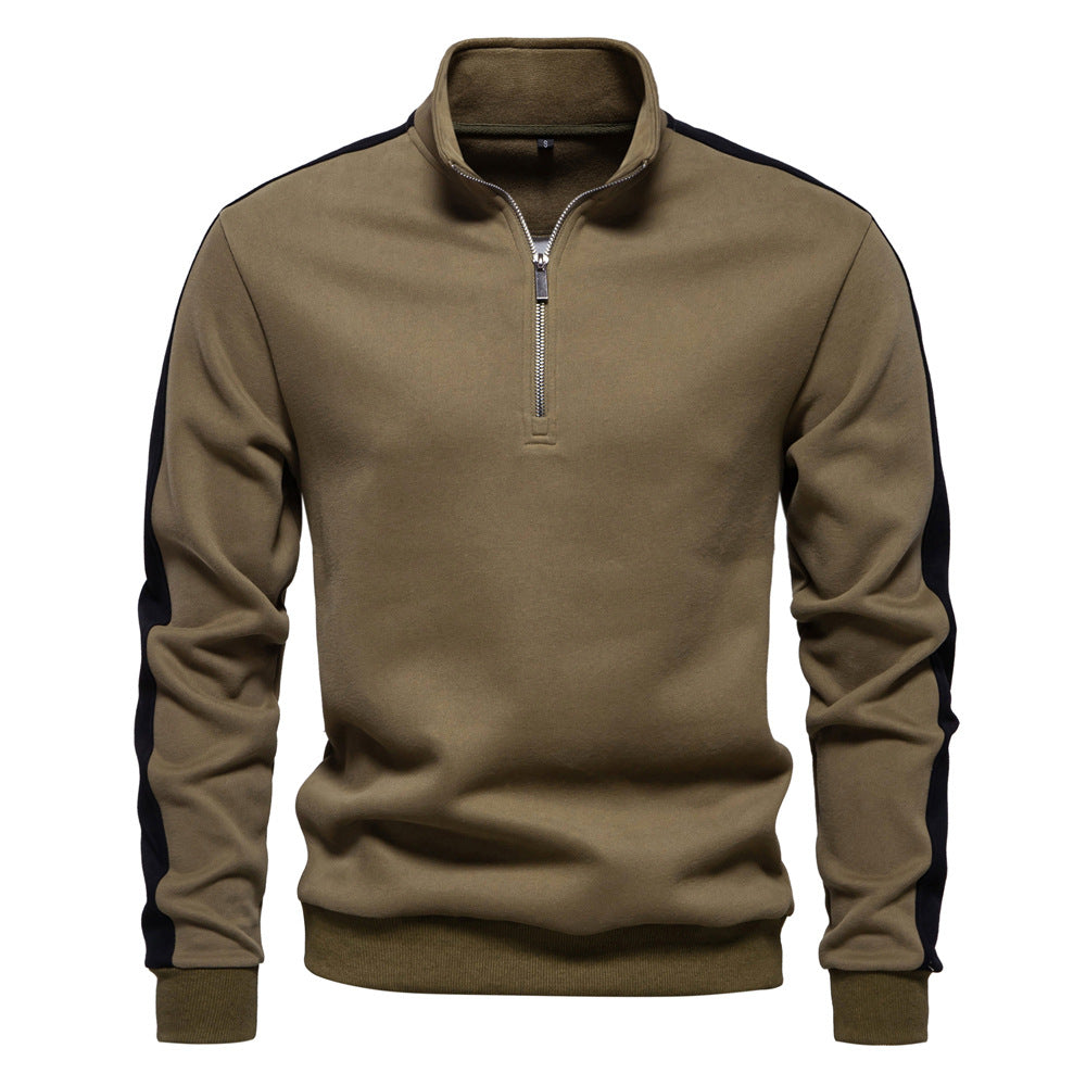 Herren Sportpullover mit Stehkragen Aliams