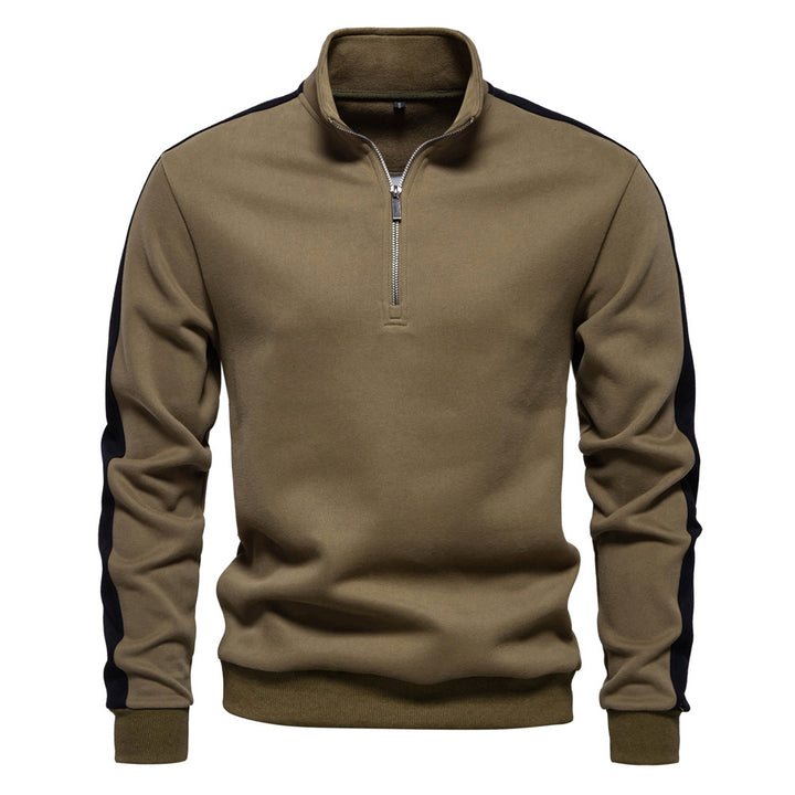 Herren Sportpullover mit Stehkragen Aliams