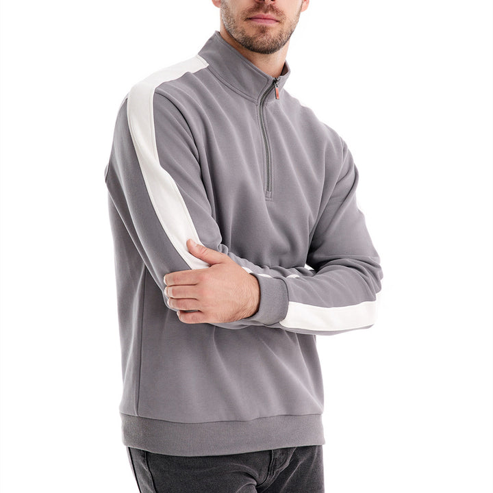 Herren Sportpullover mit Stehkragen Aliams