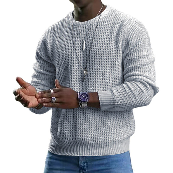 Herren Strukturierter Pullover Aliams