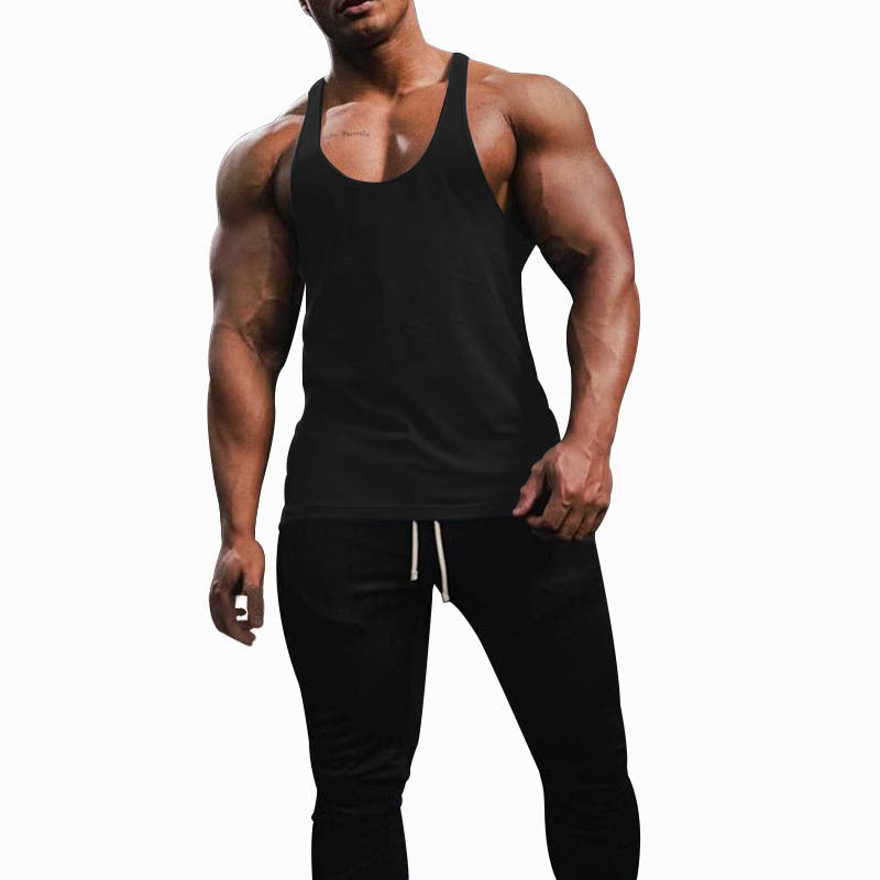 Herren Sporttanktop mit racerback Design und atmungsaktiver Baumwolle Aliams