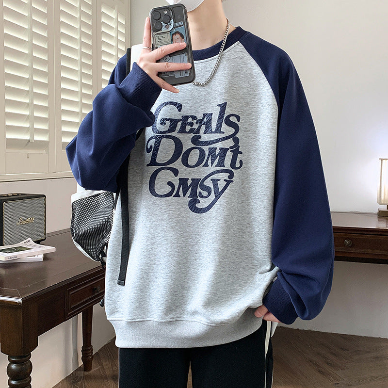 Unisex lässiger Sweatshirt mit modernem Schriftzug Aliams